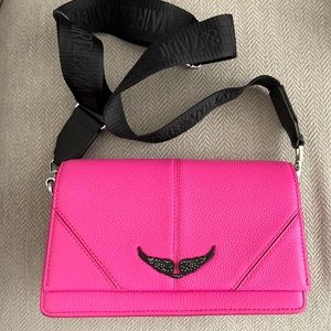 Hot Pink Zadig and Voltaire handbag.